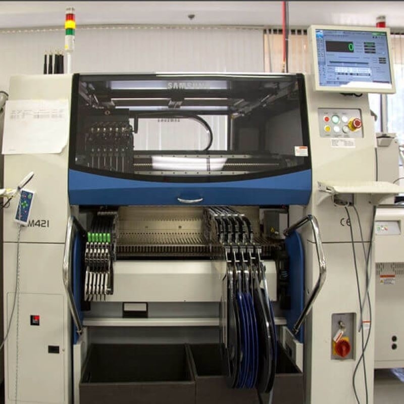 Samsung SM421 Pick And Place Machine High Speed 21000CPH Low Noise