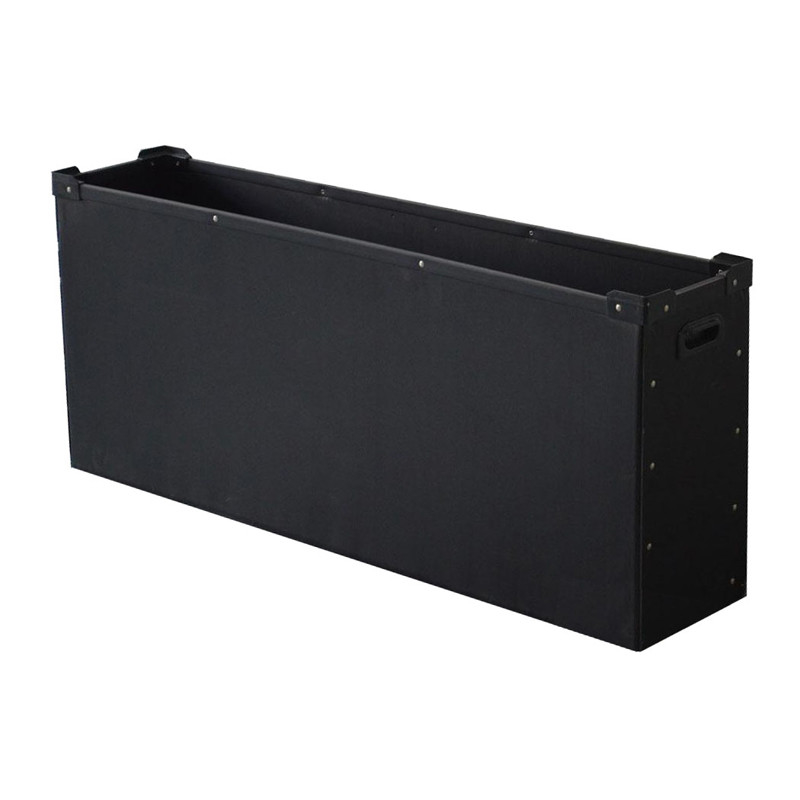 ODM PCB Waste Turnover Esd Container Box black For pick and place machine